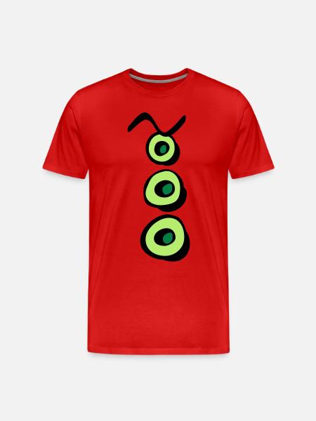 tentakel_p - Men's Premium Organic T-Shirt - red