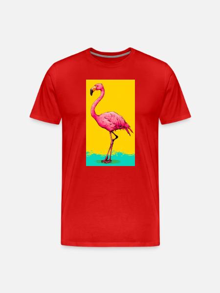 Flamant - T-shirt bio Premium Homme - rouge