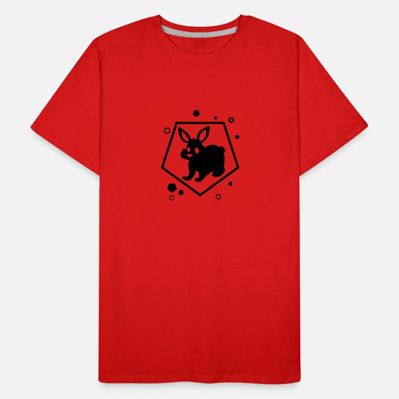 Rabbit - Rabbit Nature Easter Men's Premium Organic T-Shirt
