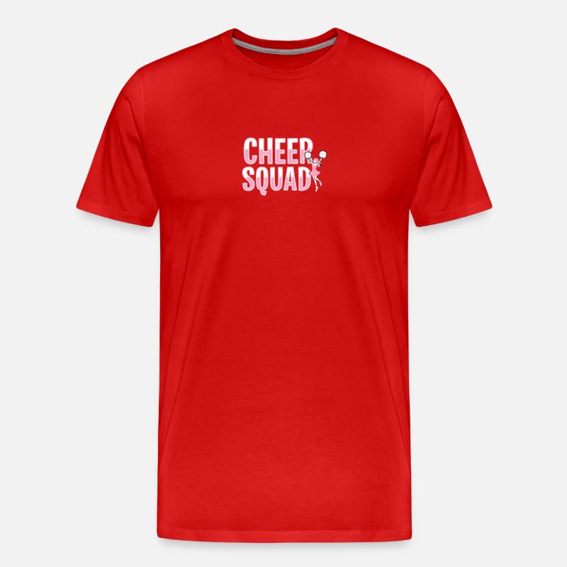 Cheer Squad Cheerleading d’équipe - T-shirt bio Premium Homme - rouge