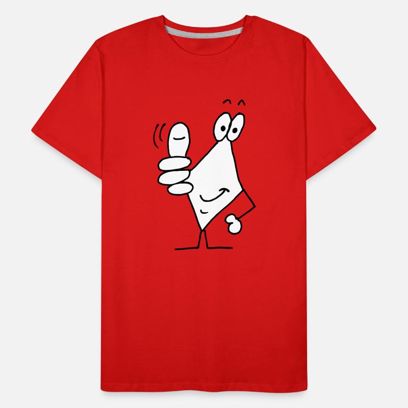 pouces vers le haut T-shirt bio Premium Homme