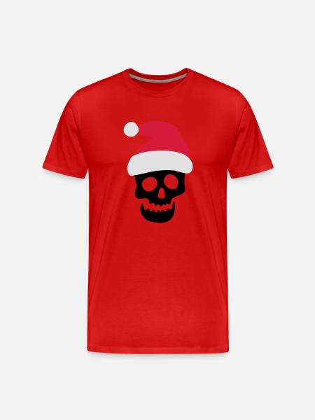 christmas - Men's Premium Organic T-Shirt - red