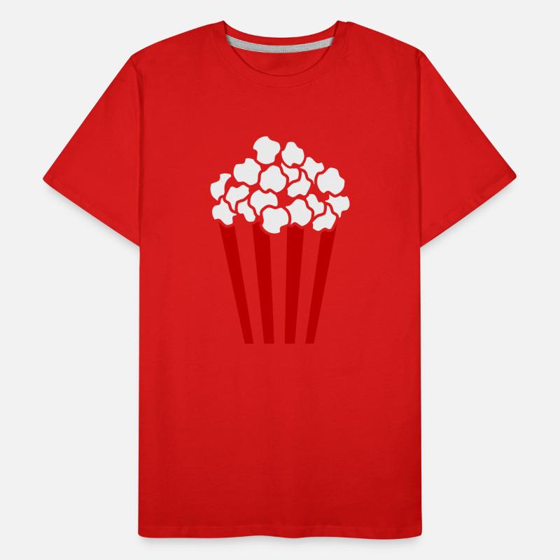 Popcorn Cube / Customizable Color / 2c Men's Premium Organic T-Shirt
