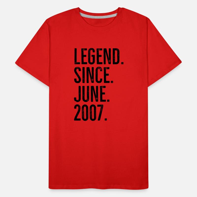 Legende seit Juni 2007 Männer Premium Bio T-Shirt