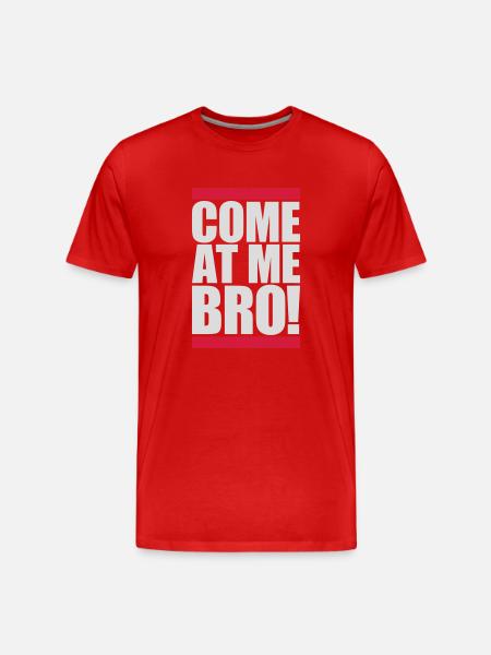Viens à moi bro - T-shirt bio Premium Homme - rouge