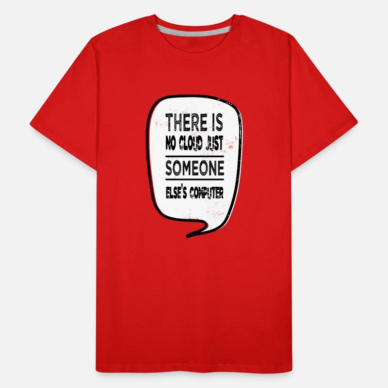 Analyste drôle Citation Hacker Hacking Engineer drôle T-shirt bio Premium Homme