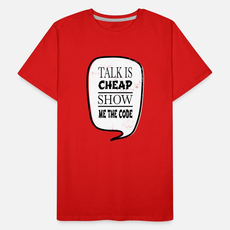 present coding software development Men's Premium Organic T-Shirt