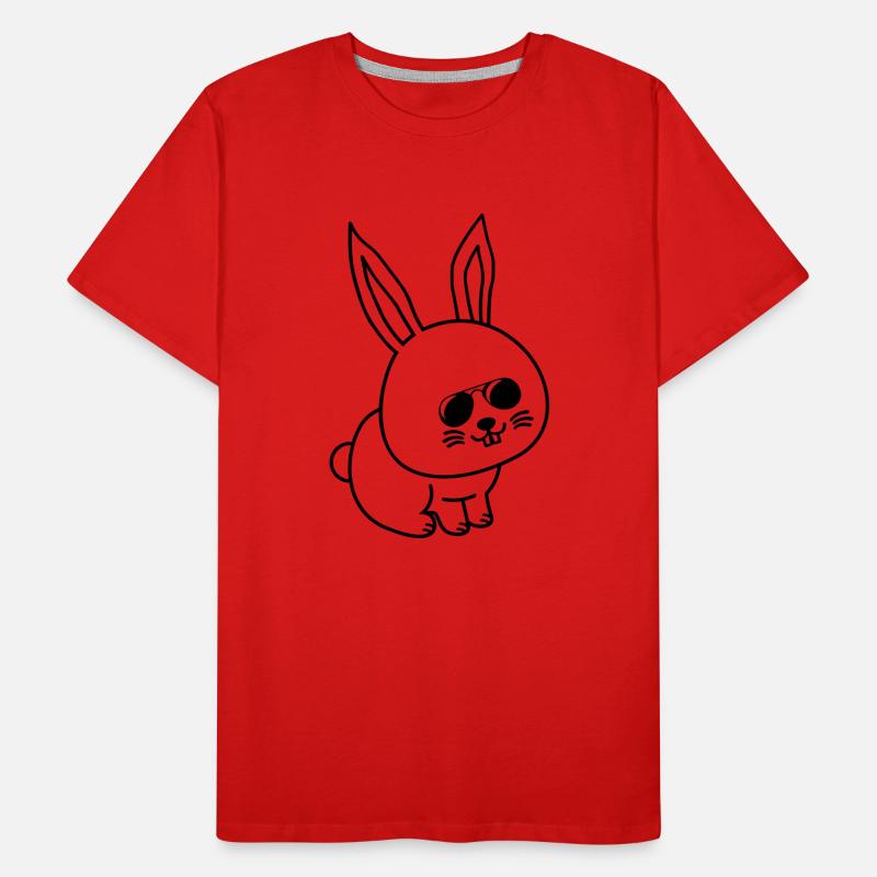 Bunny Comic Cool Men's Premium Organic T-Shirt