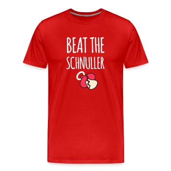 Dites non à la sucette - T-shirt bio Premium Homme - rouge - Devant - Damien (186cm)