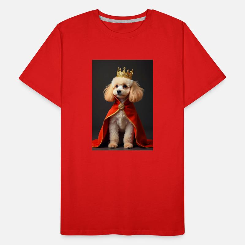 chiens super mignons victimes de la mode – caniche Cavapoo T-shirt bio Premium Homme