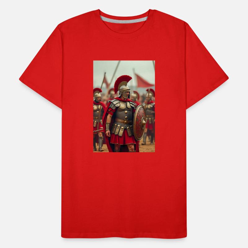 Le centurion commande, les mythes slaves persistent dans le T-shirt bio Premium Homme