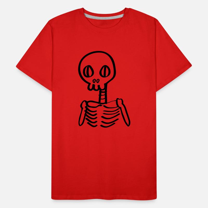 squelette squelette Halloween Comic T-shirt bio Premium Homme