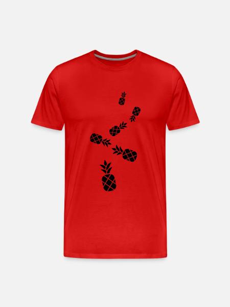 Ananas - T-shirt bio Premium Homme - rouge