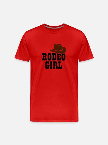 Rodeo - Männer Premium Bio T-Shirt - Rot