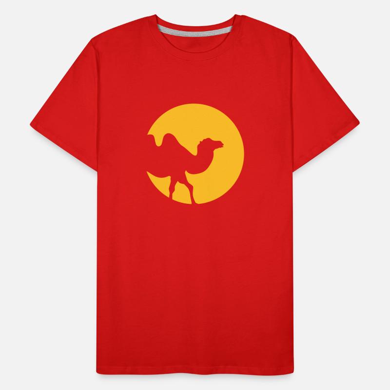 Kamel Männer Premium Bio T-Shirt