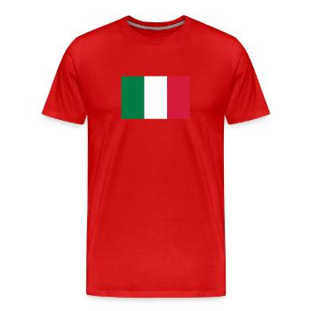 Mexique - T-shirt bio Premium Homme - rouge - Devant - Damien (186cm)