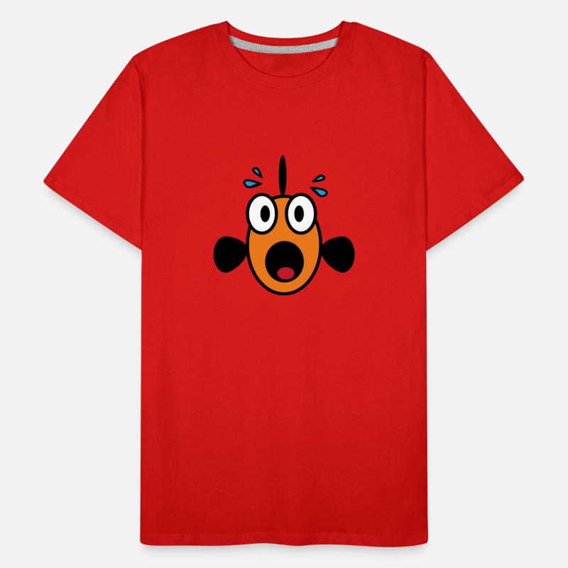 Panic Fish Männer Premium Bio T-Shirt