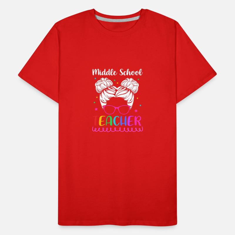 Lehrer der Mittelstufe Männer Premium Bio T-Shirt