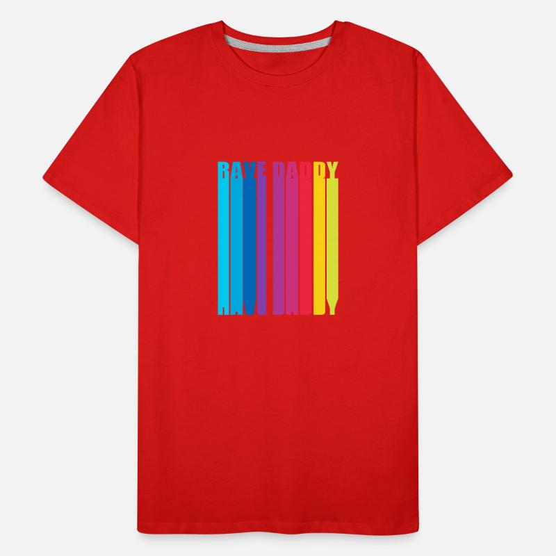 Rave Raver Musique techno Techno basse Table de mixage T-shirt bio Premium Homme