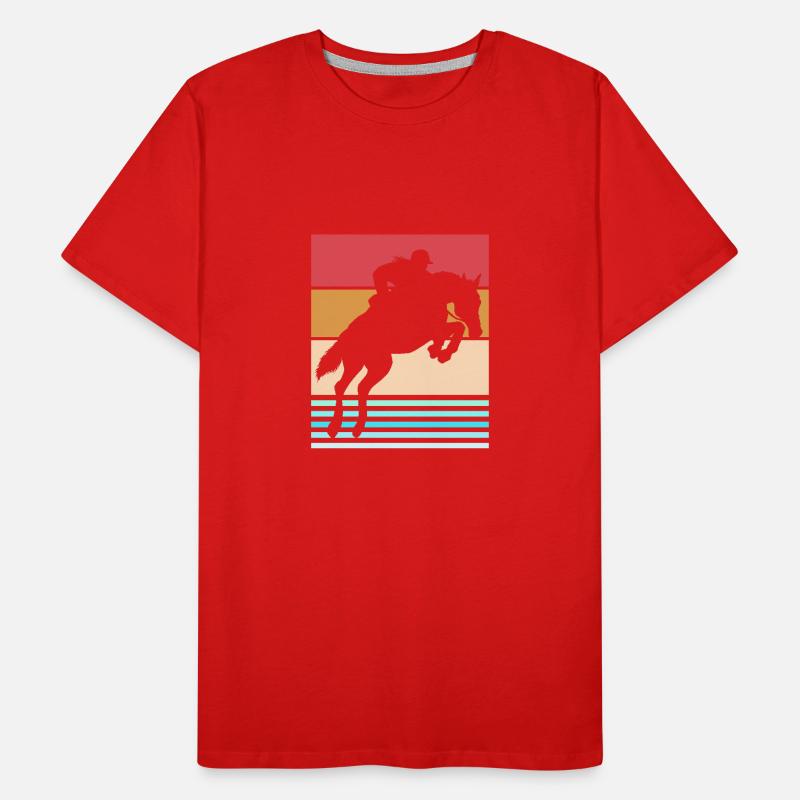 Saut d’obstacles Saut d’obstacles T-shirt bio Premium Homme
