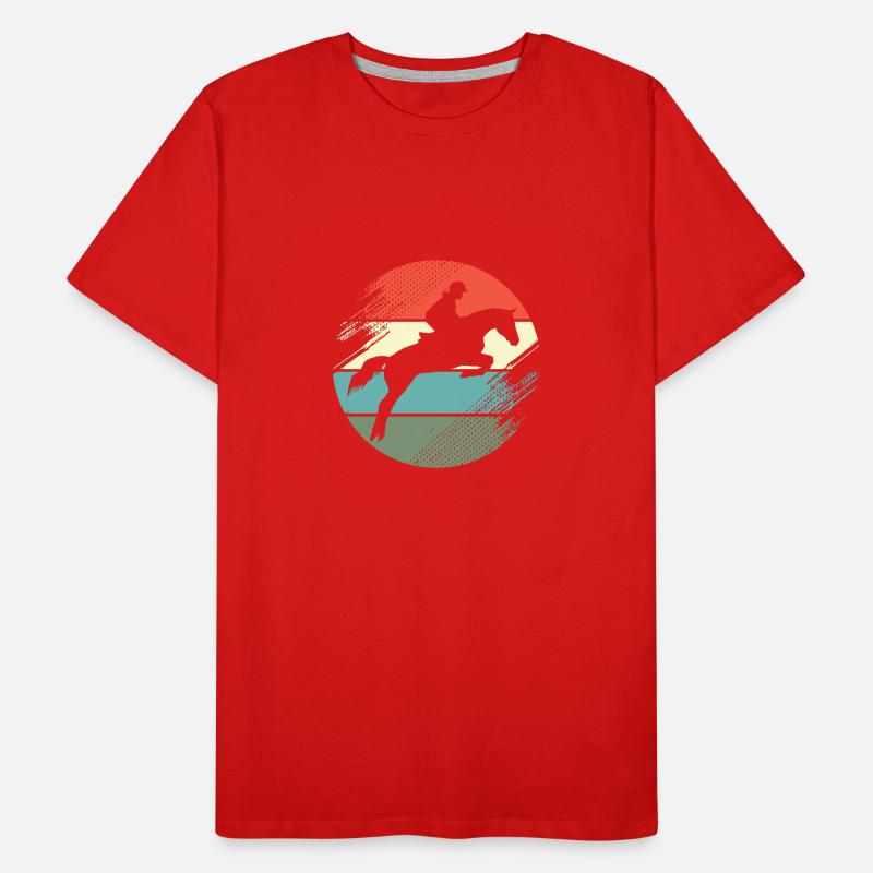 Saut d’obstacles Saut d’obstacles T-shirt bio Premium Homme