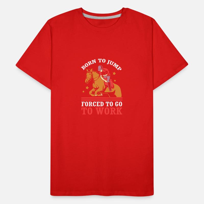 Saut d’obstacles Saut d’obstacles T-shirt bio Premium Homme