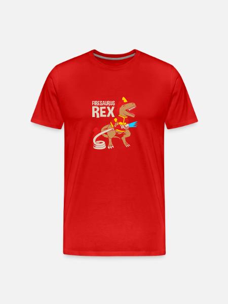 Pompier Pompier - T-shirt bio Premium Homme - rouge