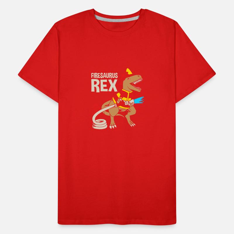 Firefighter Fire Brigade Men's Premium Organic T-Shirt