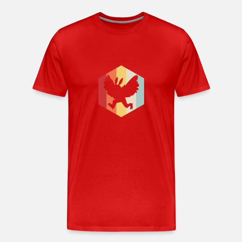 Mottenmann - Männer Premium Bio T-Shirt - Rot