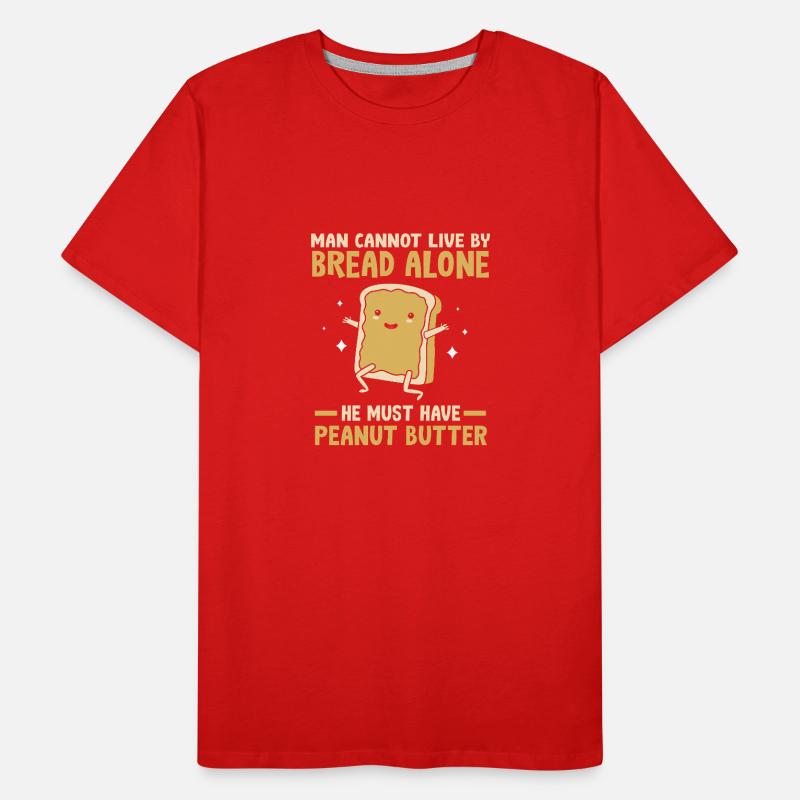 Pâte d’arachide T-shirt bio Premium Homme