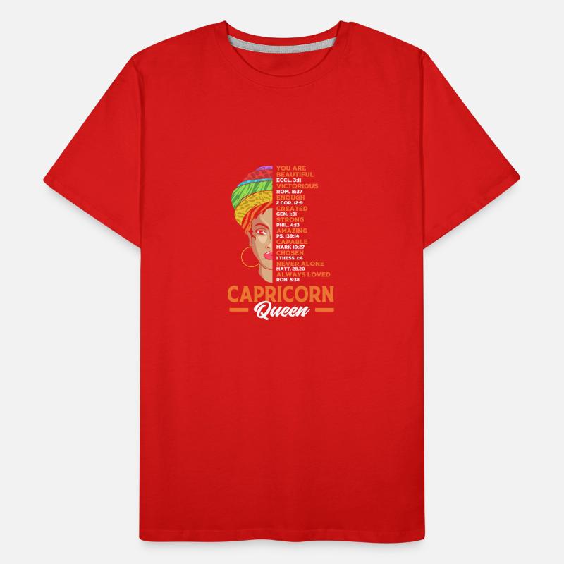 Sternzeichen Steinbock Männer Premium Bio T-Shirt