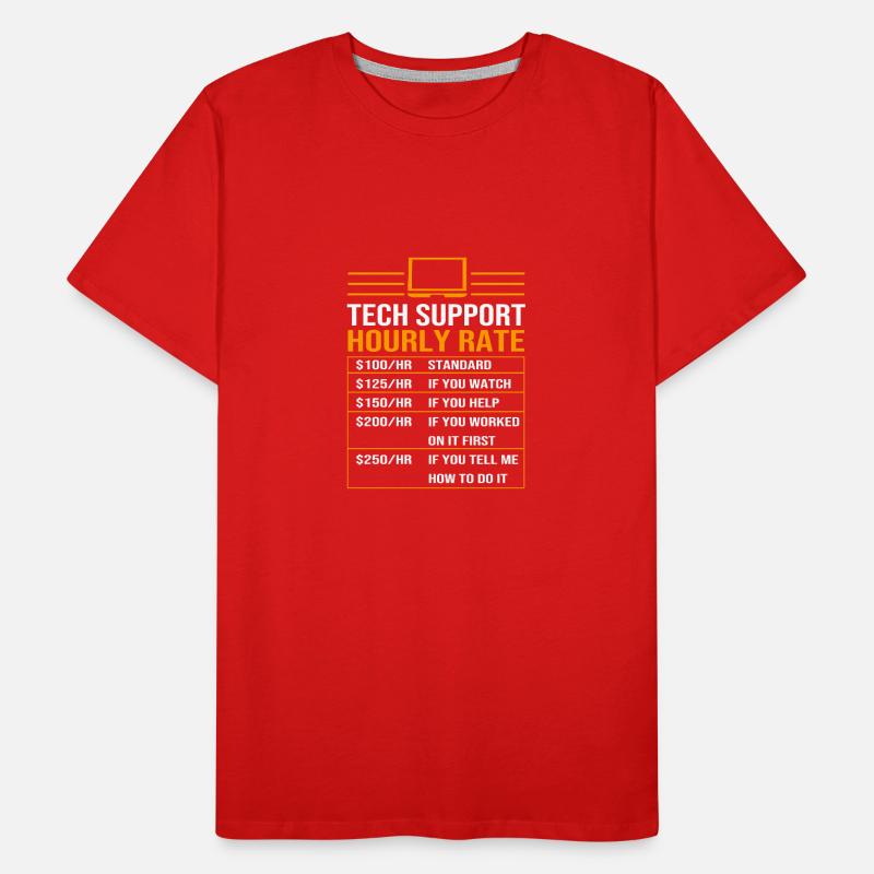 Tech Support Männer Premium Bio T-Shirt