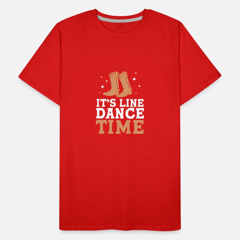 Line Dance Men's Premium Organic T-Shirt
