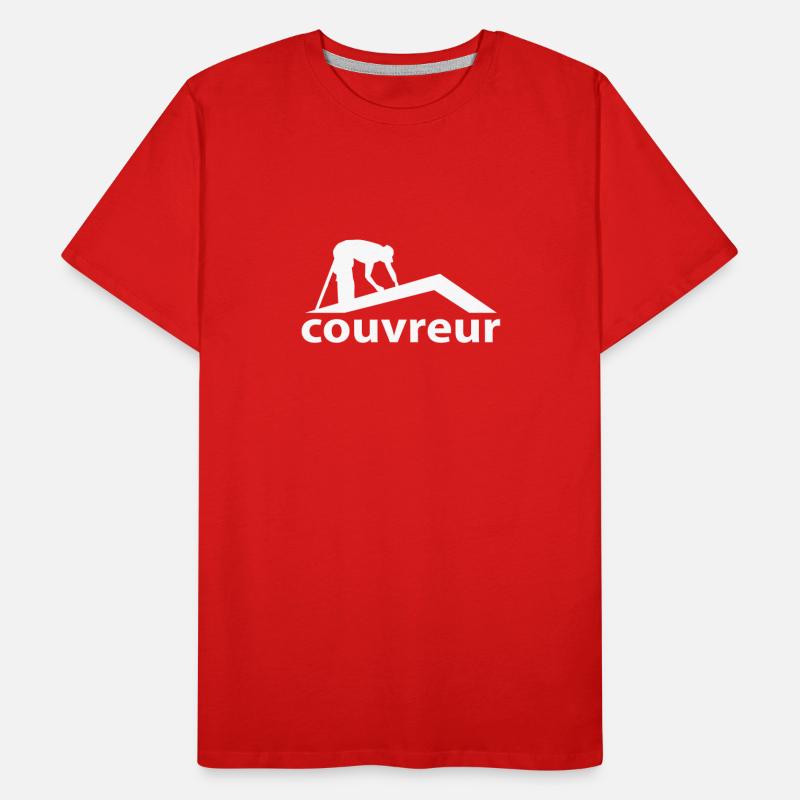 couvreur T-shirt bio Premium Homme