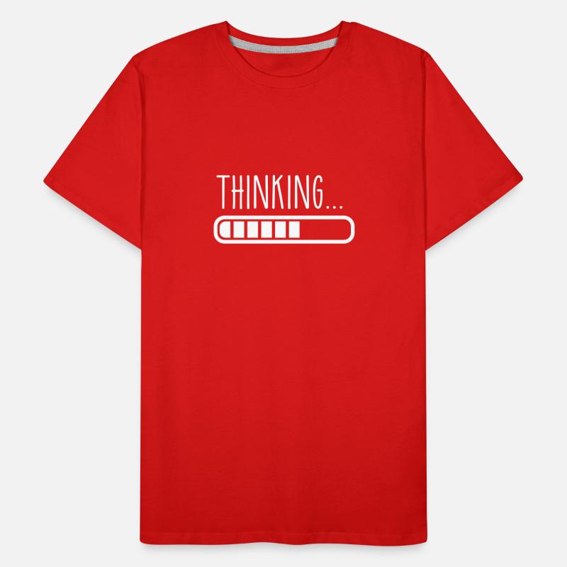 loading thinking Men's Premium Organic T-Shirt