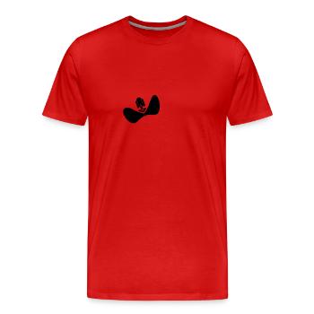 chapeau de cowboy / chapeau stetson (1c) - T-shirt bio Premium Homme - rouge - Devant - Damien (186cm)