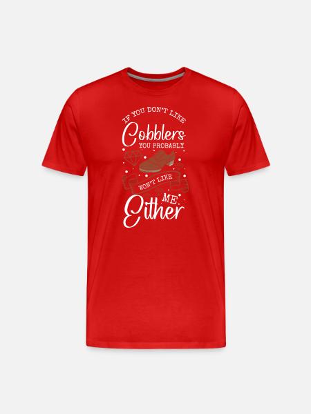 Shoemaker Profession Crafts Leather - Men's Premium Organic T-Shirt - red