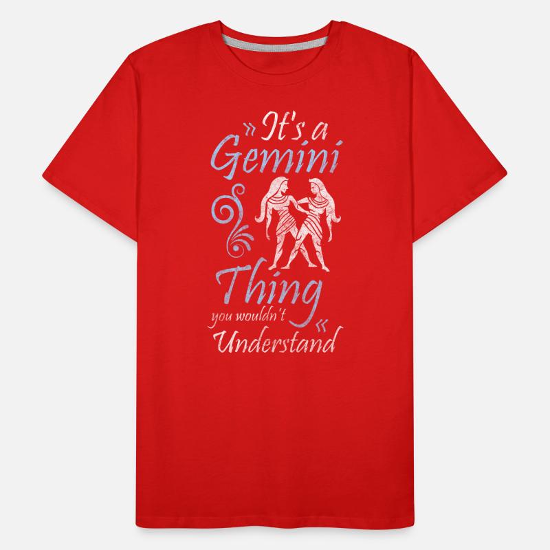 Sternzeichen Astrologie Luft Aszendent Männer Premium Bio T-Shirt