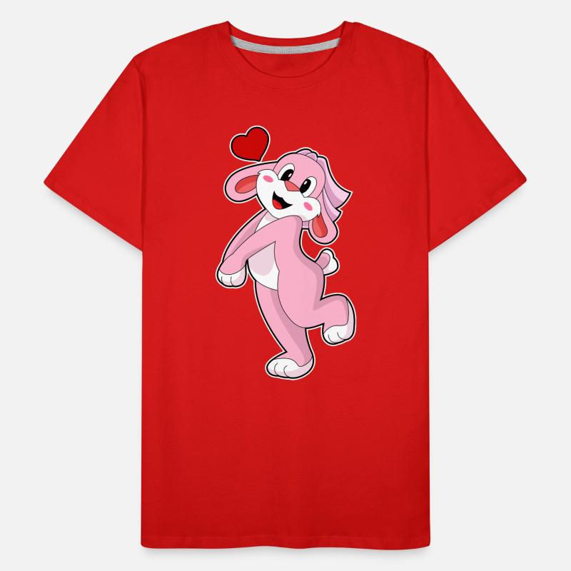 Rabbit Bride Veil Wedding Men's Premium Organic T-Shirt