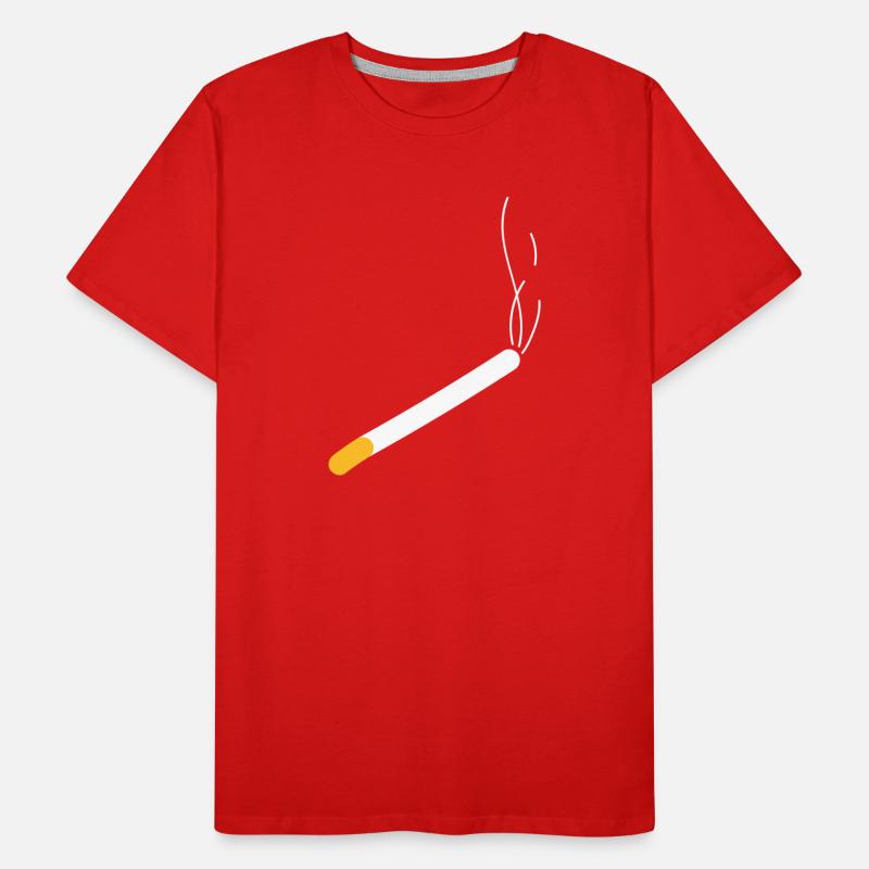 zigarette Männer Premium Bio T-Shirt
