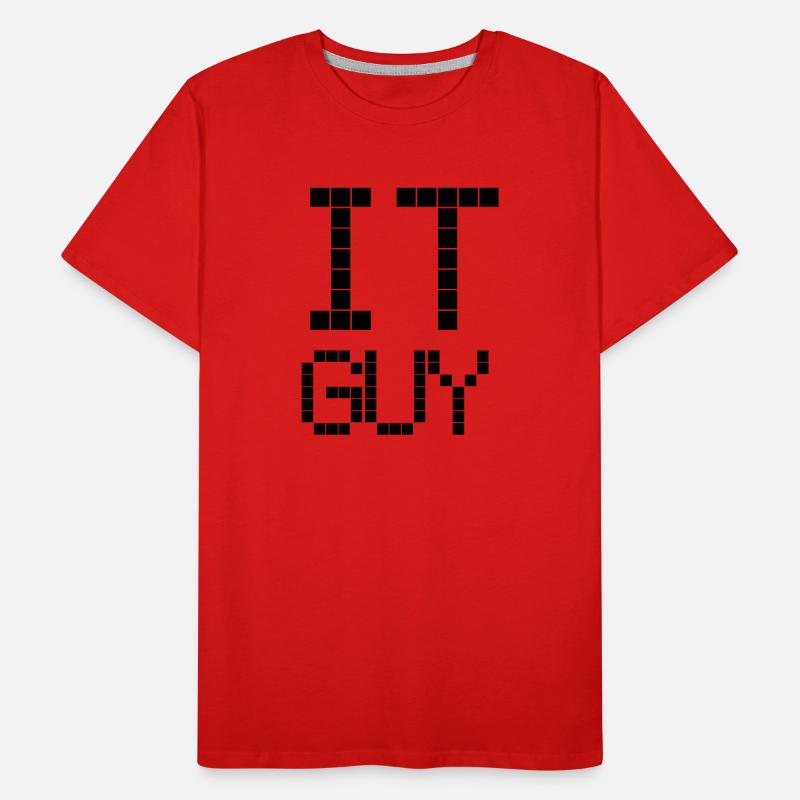 IT GUY | Nerd | Computer | Informatik Männer Premium Bio T-Shirt