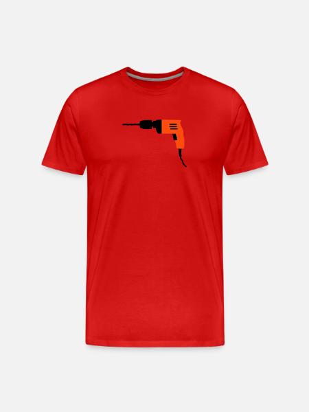 tool - Men's Premium Organic T-Shirt - red