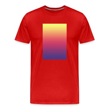 Fade Skin | CSGO - T-shirt bio Premium Homme - rouge - Devant - Damien (186cm)