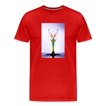 angel - T-shirt bio Premium Homme - rouge - Devant - Damien (186cm)