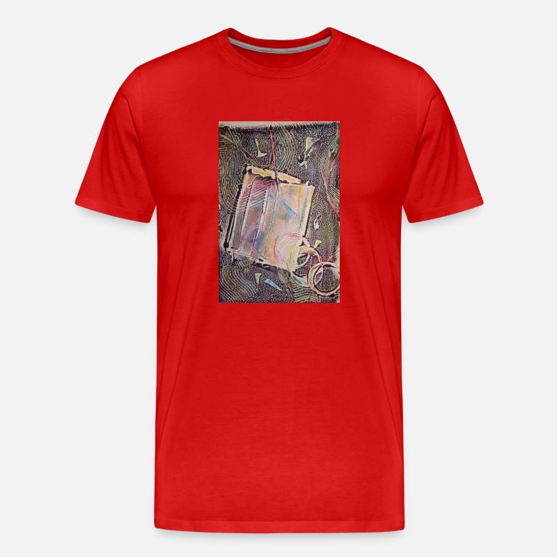 Brief - Männer Premium Bio T-Shirt - Rot
