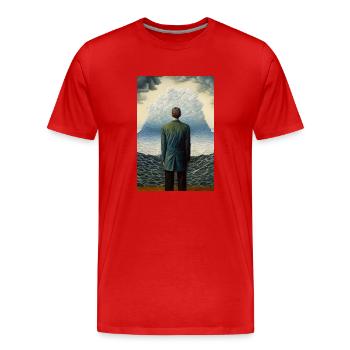 Ensemble - T-shirt bio Premium Homme - rouge - Devant - Damien (186cm)
