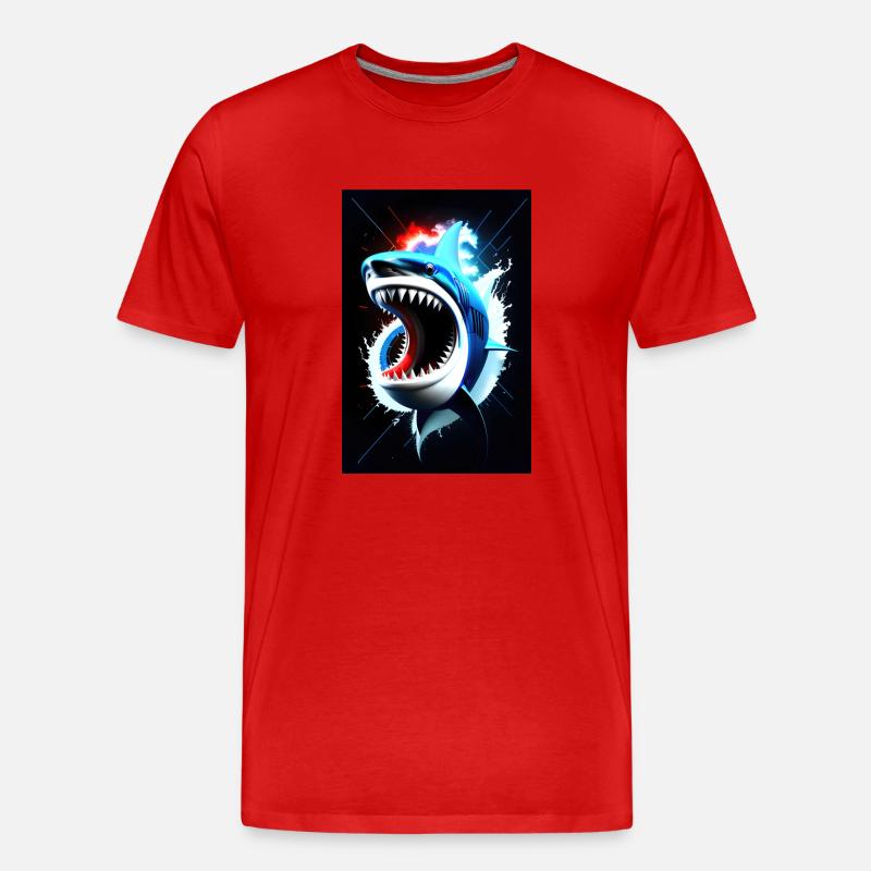Sharknado #2 - Männer Premium Bio T-Shirt - Rot