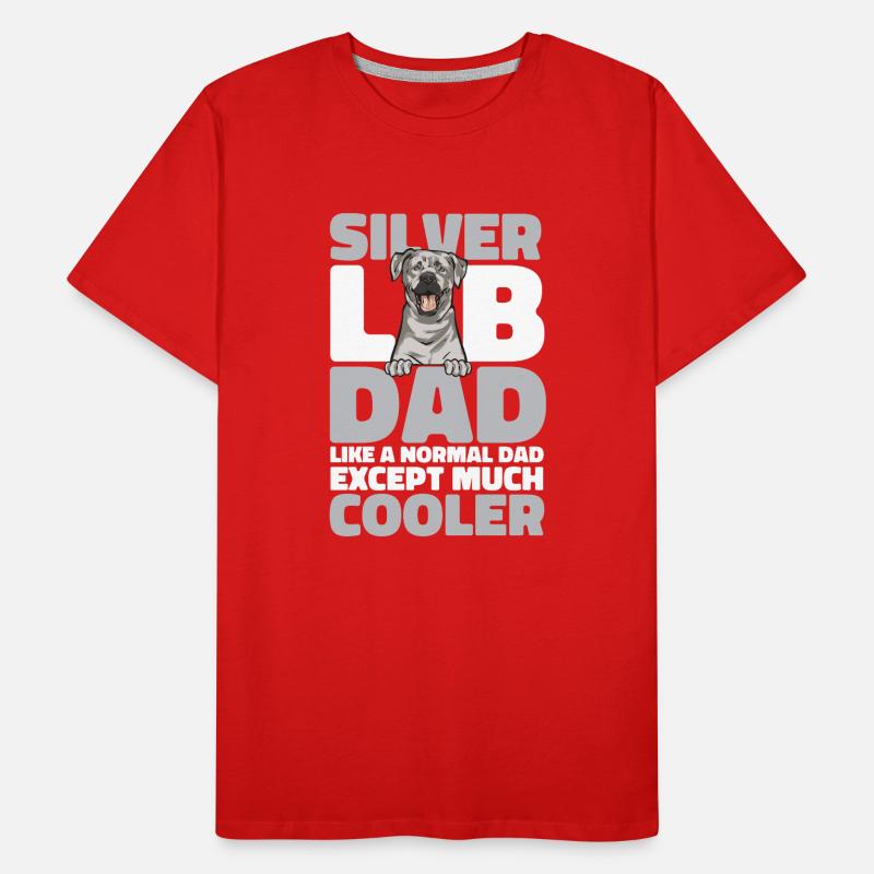 Silver Labrador Retriever Silver Lab T-shirt bio Premium Homme