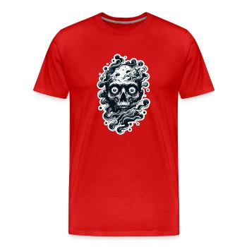 Zombie Inc - Männer Premium Bio T-Shirt - Rot - Vorne - Damien (186cm)