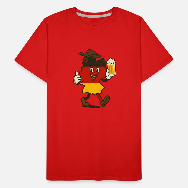 Deutschlan Männer Premium Bio T-Shirt
